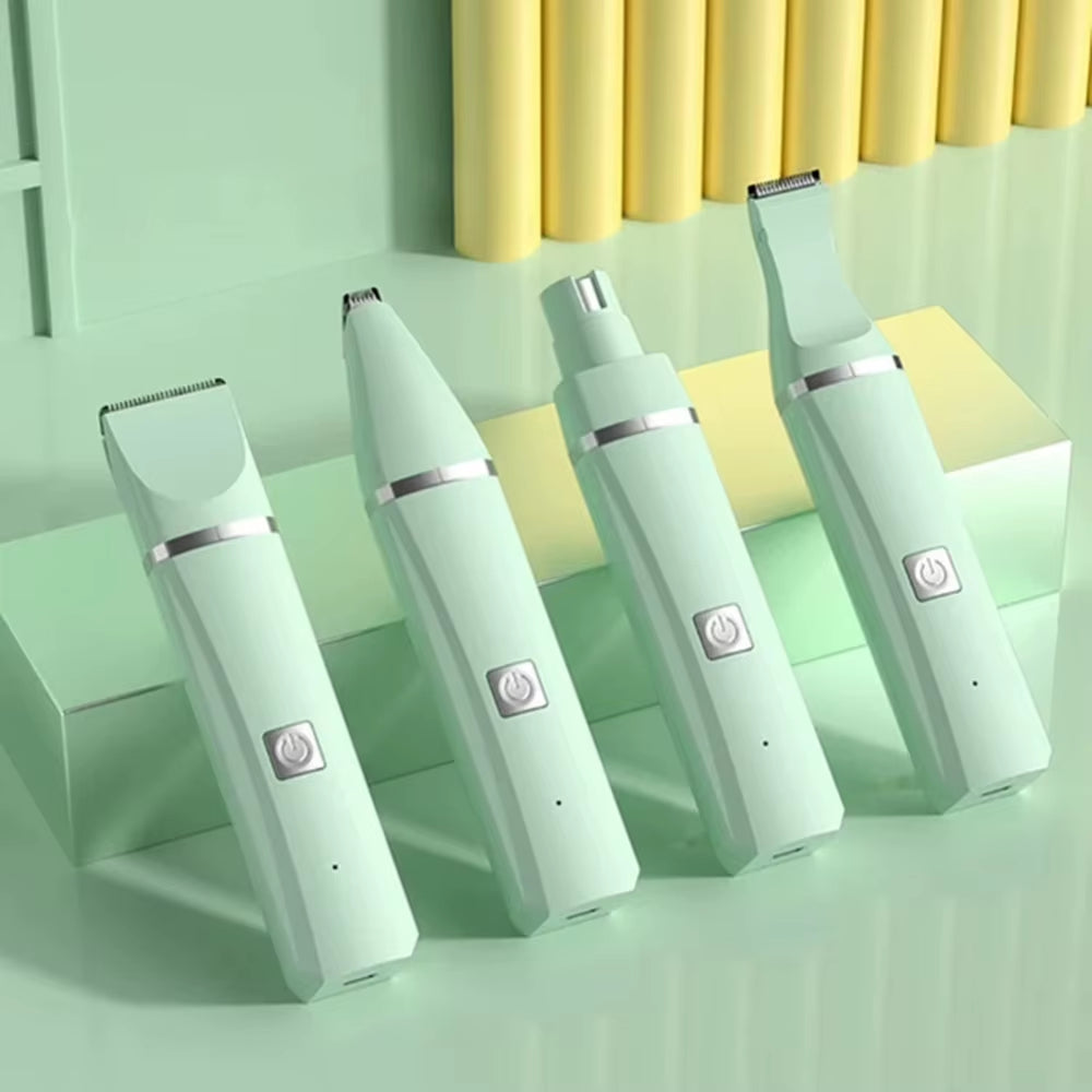 4 in 1Dog Hair Trimmer Professional Dog Hair Trimmer Set Low Noise Dog Cat Shaver
